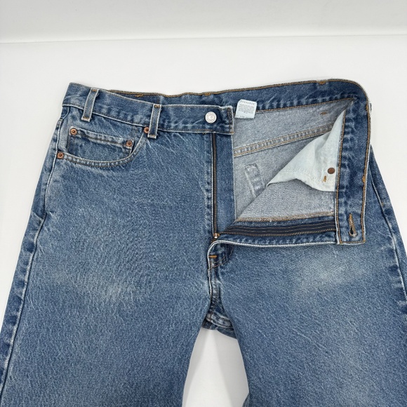 Levis 517 Jeans Men 36x31 Blue Bootcut Denim Medium Wash Mid Rise Cowboy Ranch - Picture 8 of 16